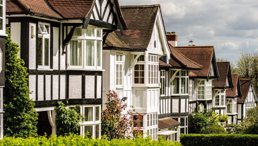 British Detached Tudor House