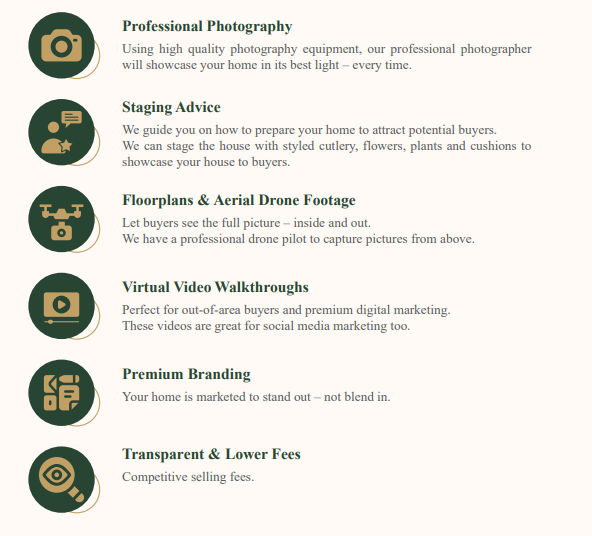 Oakmere Selling Points